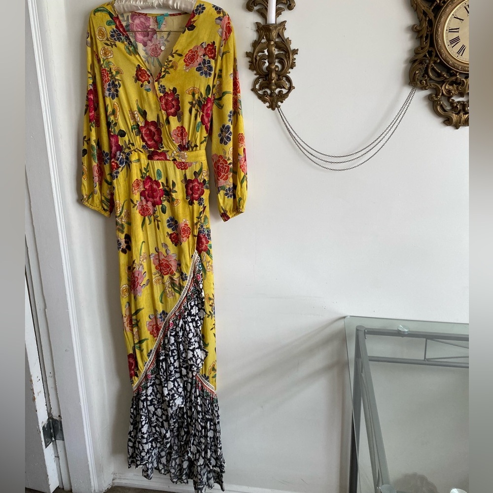FARM RIO SUNLIT WRAP DRESS - Picture 4 of 16